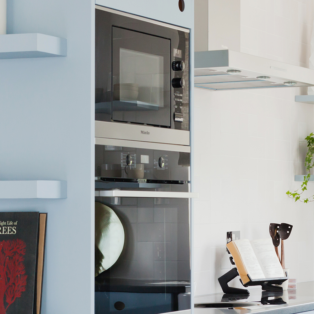 Kew Penthouse Bespoke Light Blue Ladbroke Kitchen