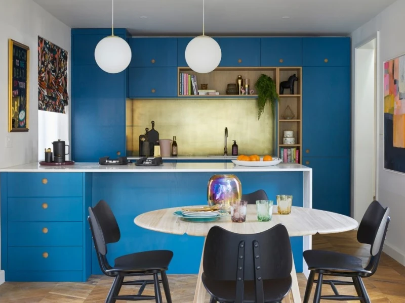 The Innovation Home- A Bold, Bright, Beautiful Kitchen