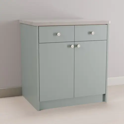 Double Cabinet With Drawers 