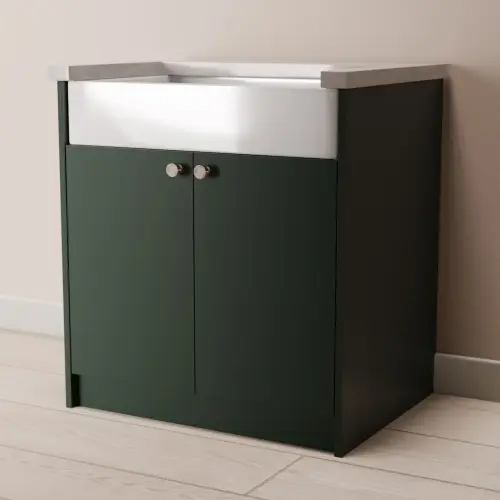 Double Butler Sink Cabinet