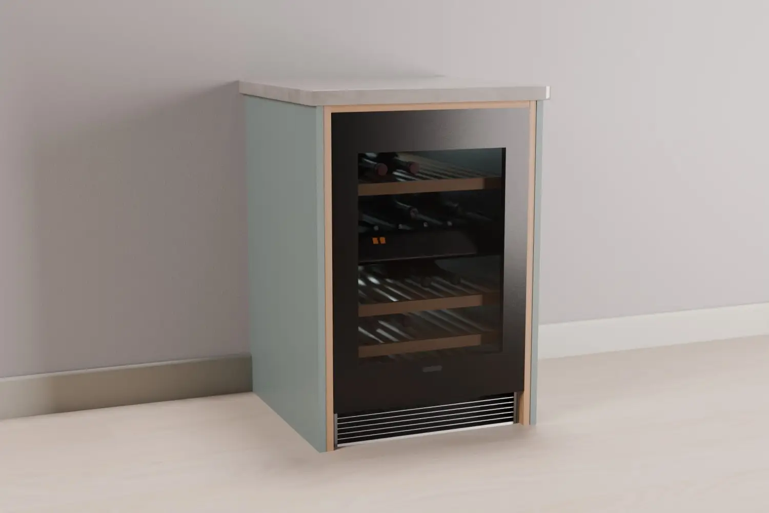 Open Appliance Housing Cabinet