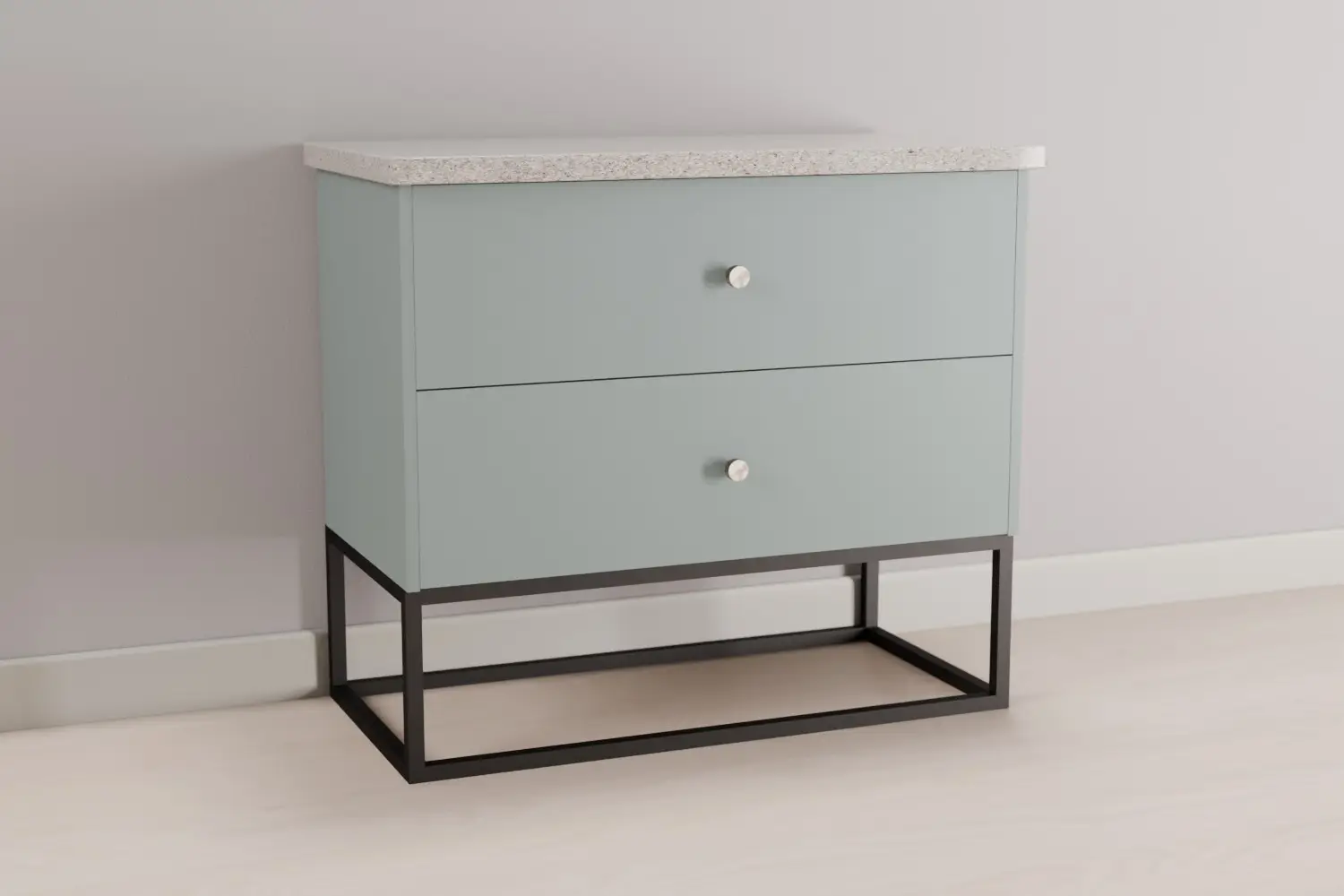  2 Drawer Vanity Unit