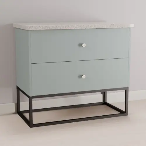  2 Drawer Vanity Unit