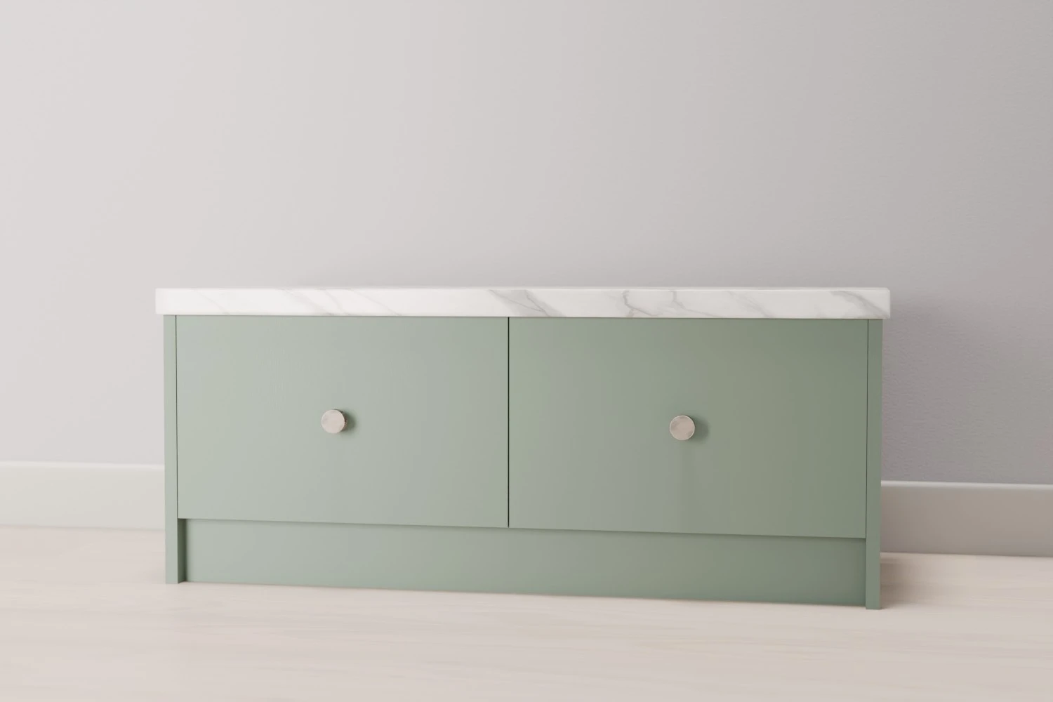 Double Drawer Bench Cabinet