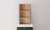 Open Shelf Counter Standing Cabinet 2 Shelves 