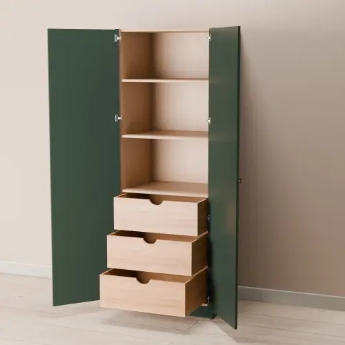 Double Larder With 3 Drawers