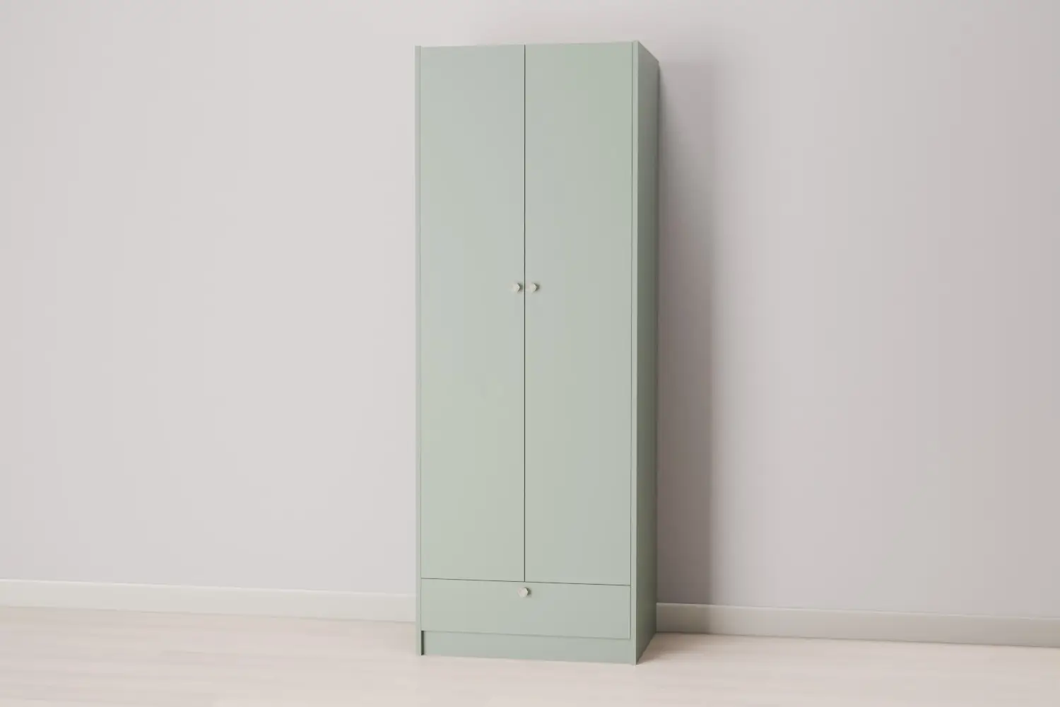 Double Wardrobe with Drawer