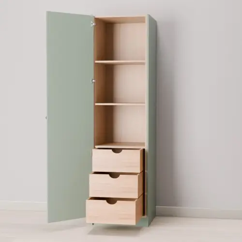 Single Larder With 3 Drawers