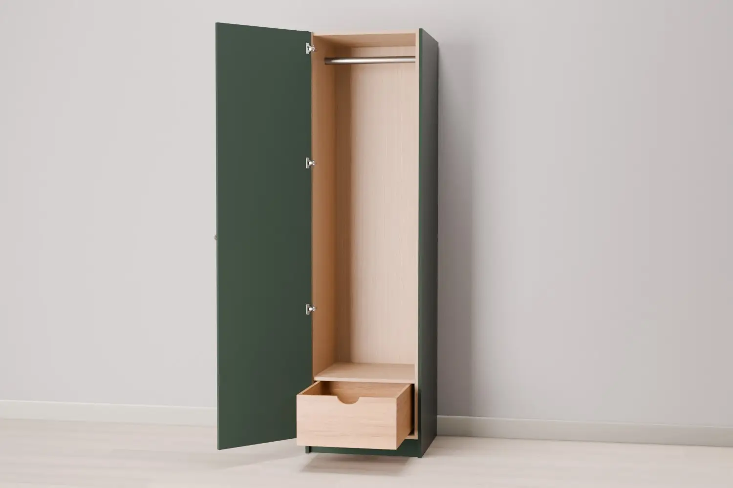 Single Wardrobe with Internal Drawer