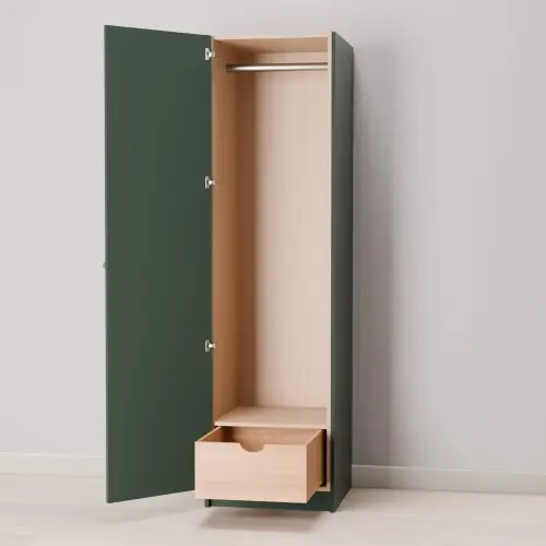 Single Wardrobe with Internal Drawer