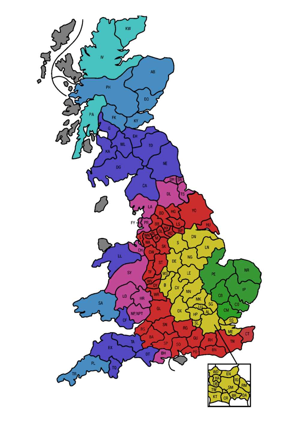 Naked Kitchen Delivery Map