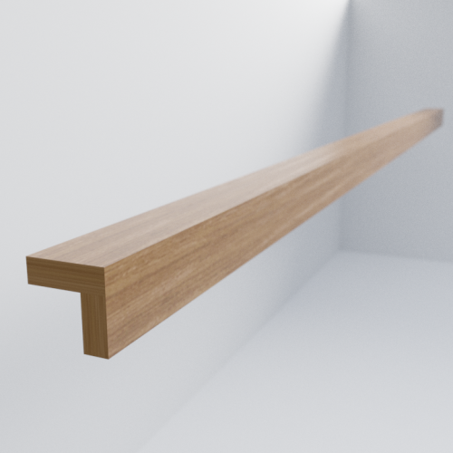 Oak Angled Pelmet