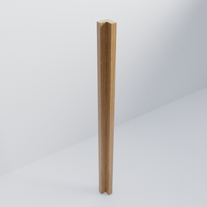 Oak Scandi Corner Post