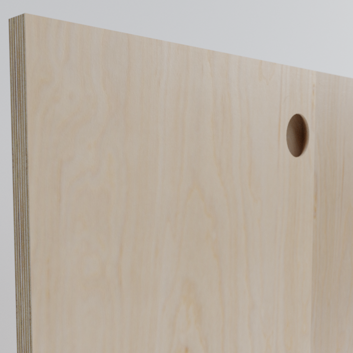 Birch Ply Scandi Ladbroke Front