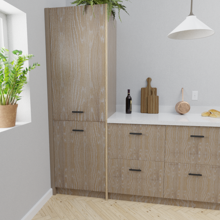 Brushed Limed Grain Oak Scandi Front